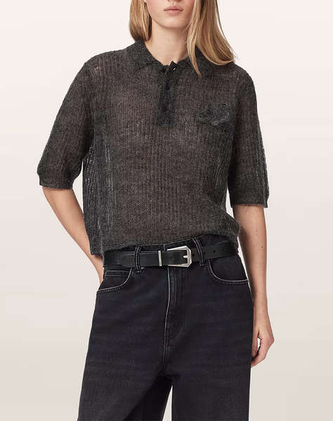 ALL SAINTS ANABEL POLO TEE