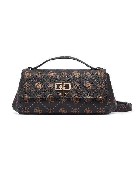 GUESS EMELIE LOGO FLAP CROSSBODY ДАМСКА ЧАНТА