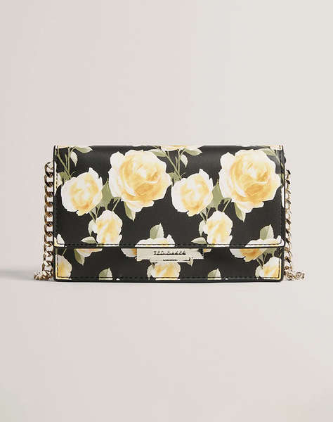 TED BAKER MAHIRYA Printed Lock Purse on a Chain