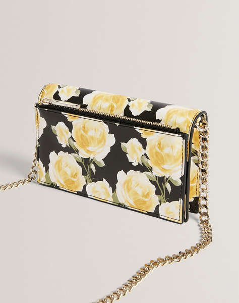 TED BAKER MAHIRYA Printed Lock Purse on a Chain