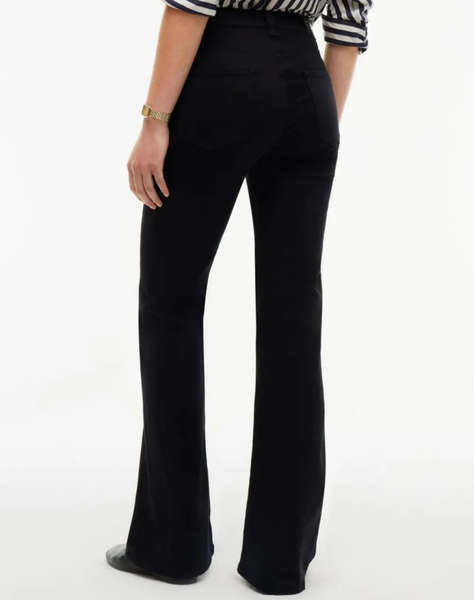 TOMMY HILFIGER LUNA MID RISE FLARE STAY BLACK