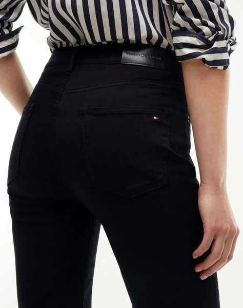 TOMMY HILFIGER LUNA MID RISE FLARE STAY BLACK