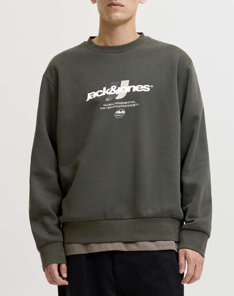 JACK&JONES JCOCLUB BRANDING SWEAT CREW NECK