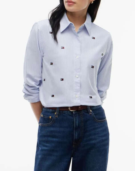 TOMMY HILFIGER OXFORD EMB LS SHIRT