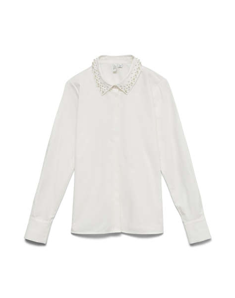 VERO MODA VMLENORA L/S SHIRT WVN BTQ IT