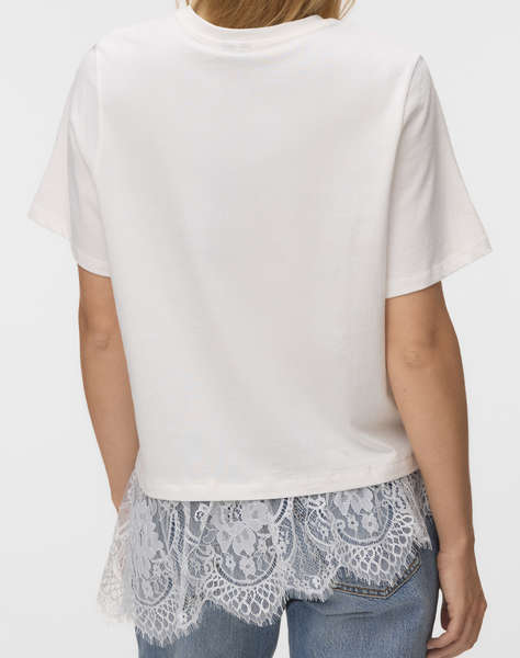 VERO MODA VMBRIT SS O-NECK LACE T-SHIRT JRS