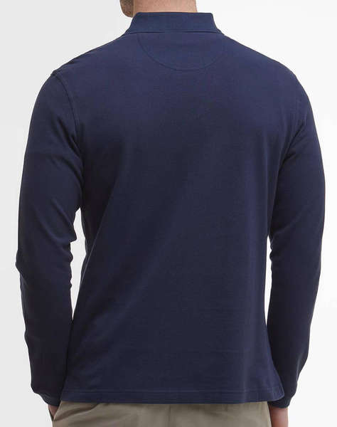 BARBOUR BARBOUR ESSENTIAL L/S TARTAN PIQUE POLO SHIRT
