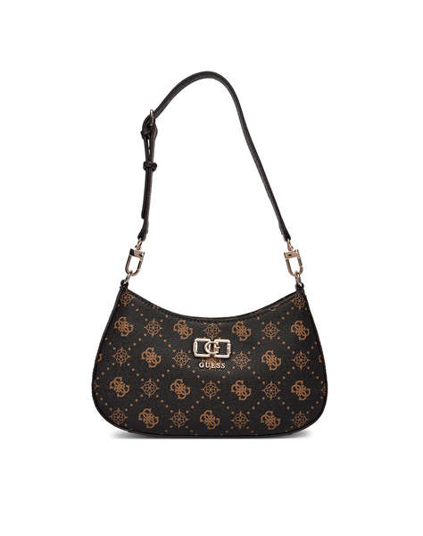 GUESS EMELIE LOGO TOP ZIP SHLDR BAG ДАМСКА ЧАНТА