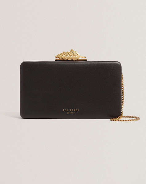 TED BAKER LLEAF Leaf Detail Clutch Bag