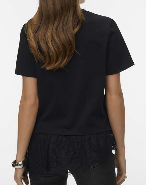 VERO MODA VMBRIT SS O-NECK LACE T-SHIRT JRS
