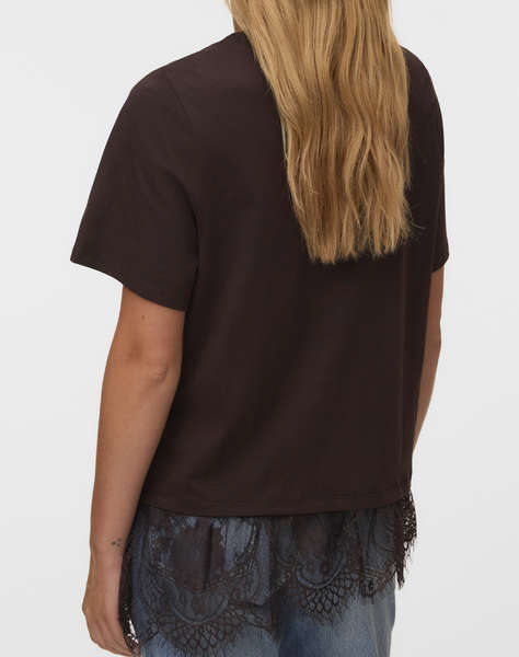 VERO MODA VMBRIT SS O-NECK LACE T-SHIRT JRS