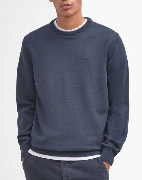 BARBOUR BARBOUR PIMA COTTON CREW NECK SWEATER