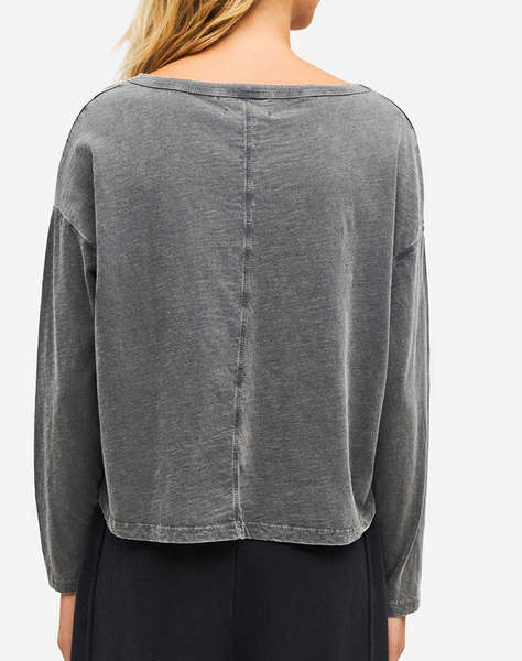 DIRTY LAUNDRY V NECK RELAXED LONGSLEEVE