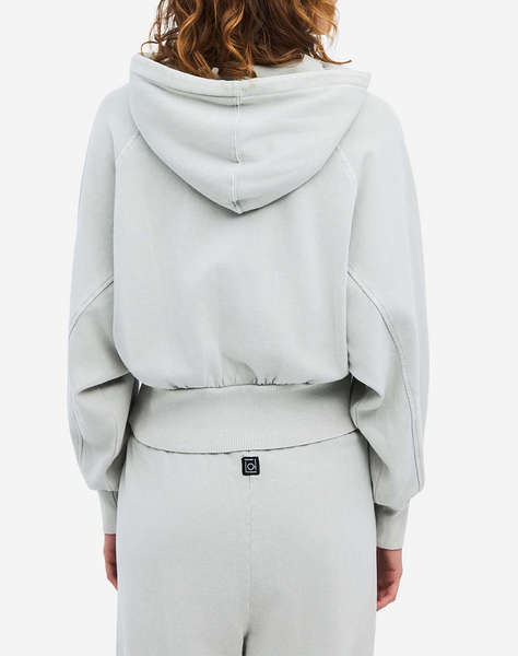 DIRTY LAUNDRY CROPPED RAGLAN HOODIE