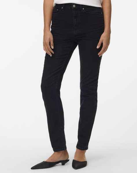 VERO MODA VMNICKIE HR MOM JEANS BLACK MIX NOOS