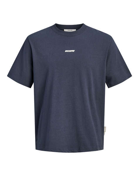 JACK&JONES JCOCLUB BACK SCRIPT TEE SS CREW NECK SN