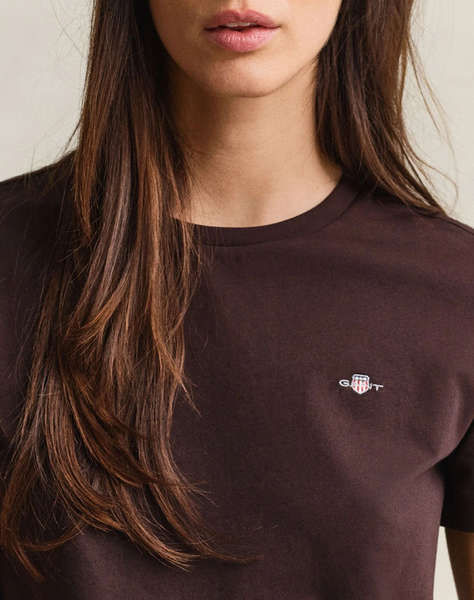 GANT БЛУЗА С КЪС РЪКАВ REG SHIELD SS T-SHIRT