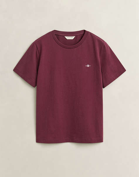 GANT БЛУЗА С КЪС РЪКАВ REG SHIELD SS T-SHIRT