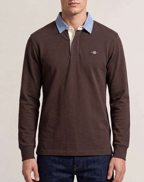 GANT БЛУЗА С ДЪЛЪГ РЪКАВ REG CHAMBRAY HEAVY RUGGER