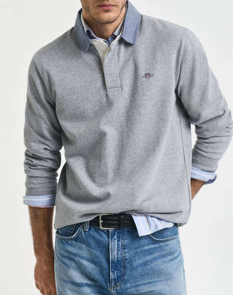 GANT БЛУЗА С ДЪЛЪГ РЪКАВ REG CHAMBRAY HEAVY RUGGER