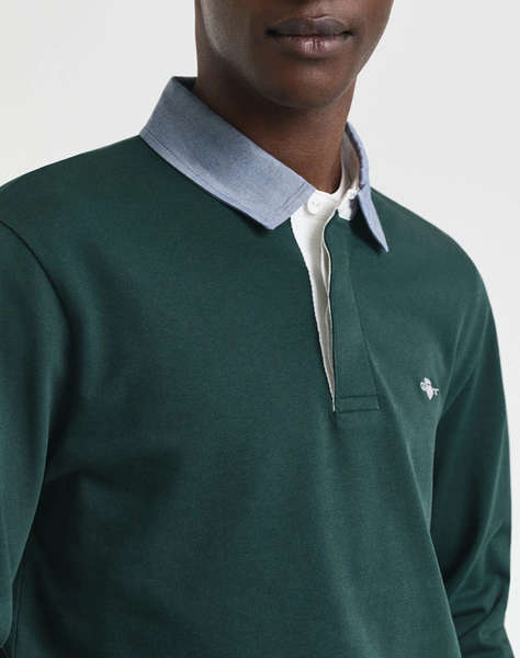 GANT БЛУЗА С ДЪЛЪГ РЪКАВ REG CHAMBRAY HEAVY RUGGER