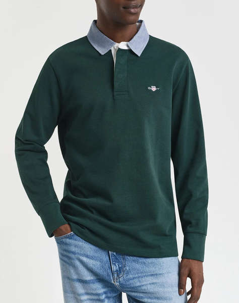 GANT БЛУЗА С ДЪЛЪГ РЪКАВ REG CHAMBRAY HEAVY RUGGER