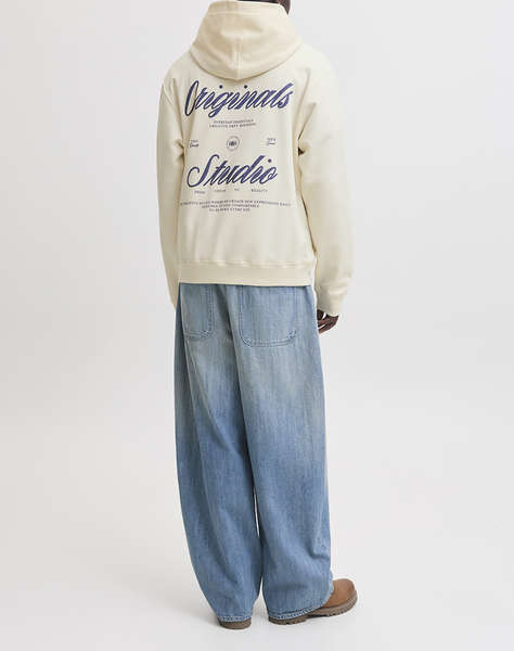 JACK&JONES JORNORREBRO TYPO BACK SWEAT HOOD SN