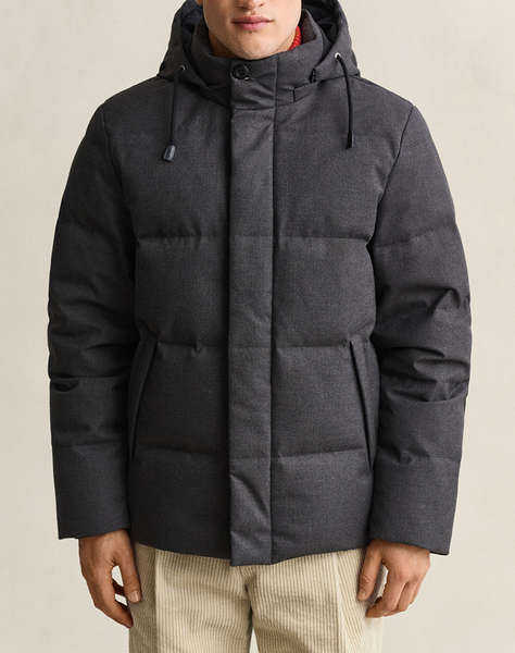 GANT ЯКЕ FLANNEL DOWN JACKET