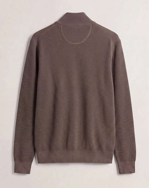 GANT ПЛЕТЕНА ЖИЛЕТКА MICRO TEXTURED COTTON ZIP CARDIGAN