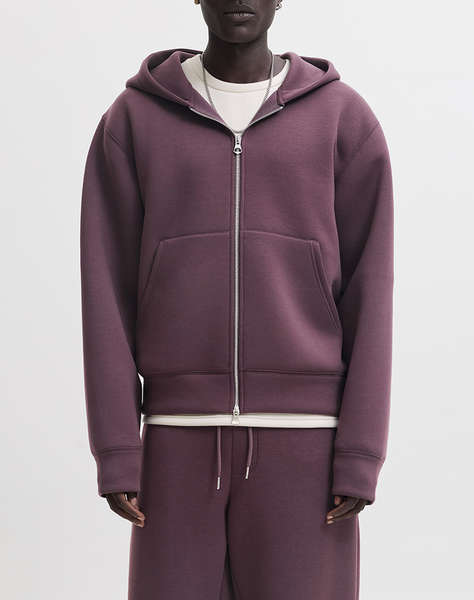 JACK&JONES JCOLEGACY SWEAT SCUBA ZIP HOOD NOOS