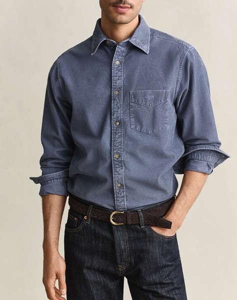 GANT РИЗА С ДЪЛГИ РЪКАВИ REG GMNT DYED CORD SHIRT