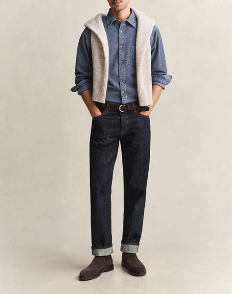 GANT РИЗА С ДЪЛГИ РЪКАВИ REG GMNT DYED CORD SHIRT