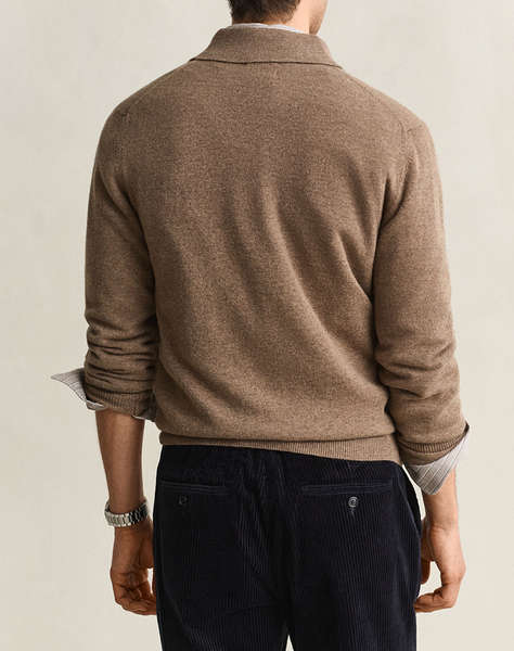 GANT ПУЛОВЕР С ДЪЛГИ РЪКАВИ SUPERFINE LAMBSWOOL POLO