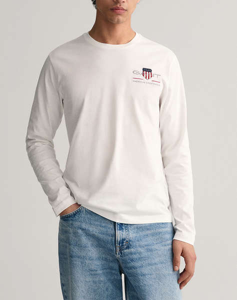 GANT БЛУЗА С ДЪЛГИ РЪКАВИ REG MEDIUM ARCHIVE SHIELD LS T