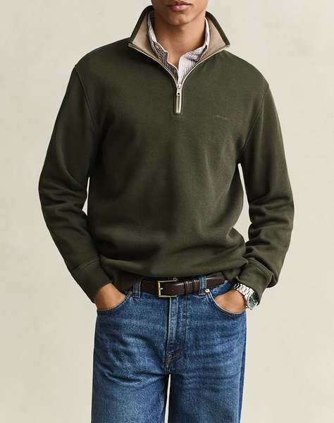GANT СУИЧЪР С ДЪЛГИ РЪКАВИ SACKER RIB HALF ZIP