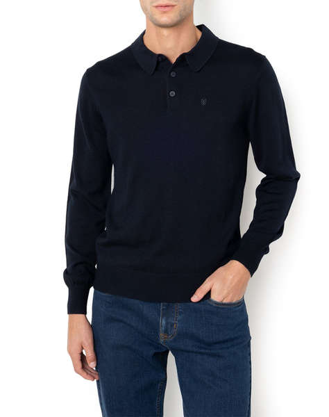 THE BOSTONIANS ПЛЕТИВО MERINO POLO REGULAR FIT