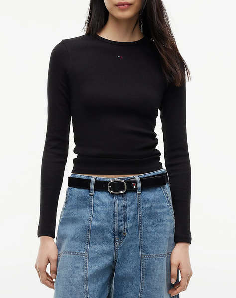 TOMMY JEANS TJW SLIM ESSENTIAL RIB LS