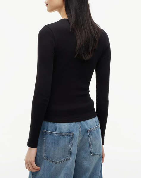TOMMY JEANS TJW SLIM ESSENTIAL RIB LS