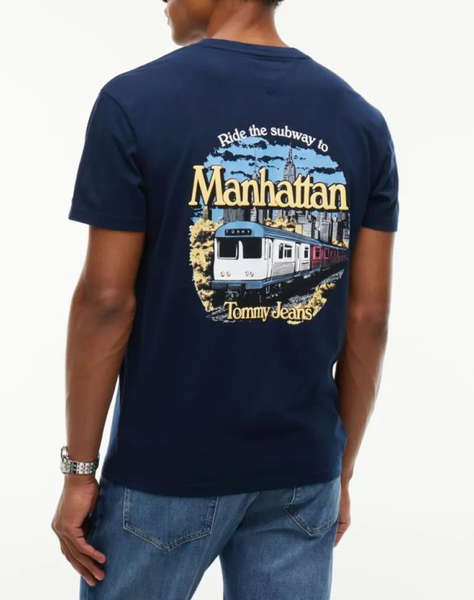 TOMMY JEANS TJM REG NYC NOVELTY TEE EXT