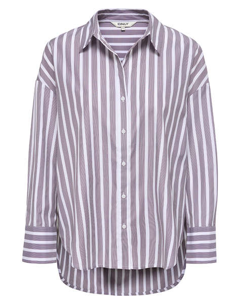 ONLY ONLOREGON ALVA LS REG SHIRT NOOS WVN
