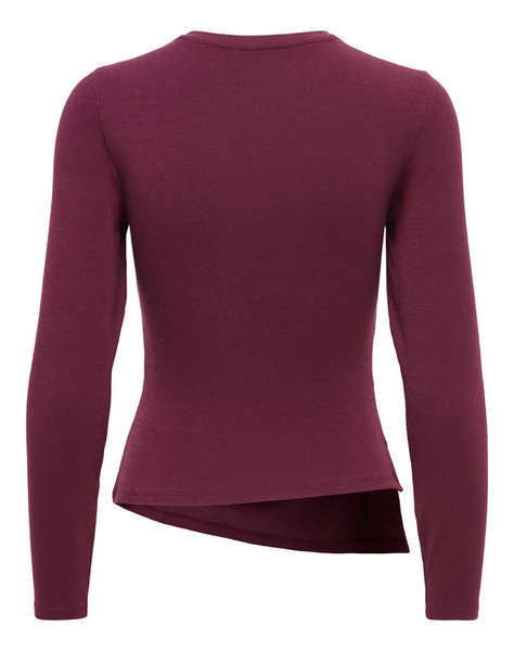 ONLY ONLGLAMOUR L/S RUCHING TOP JRS