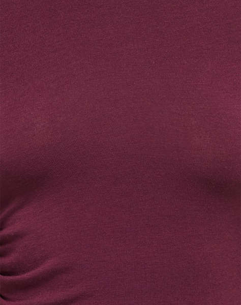 ONLY ONLGLAMOUR L/S RUCHING TOP JRS