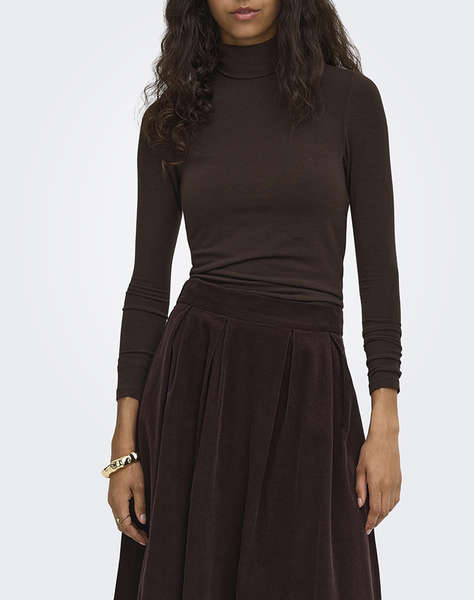 ONLY ONLGLAMOUR L/S ROLL-NECK TOP JRS NOOS