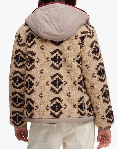 SUPERDRY SHERPA JAQUARD FLEECE HYBRID ДАМСКИ СУИЧЪР