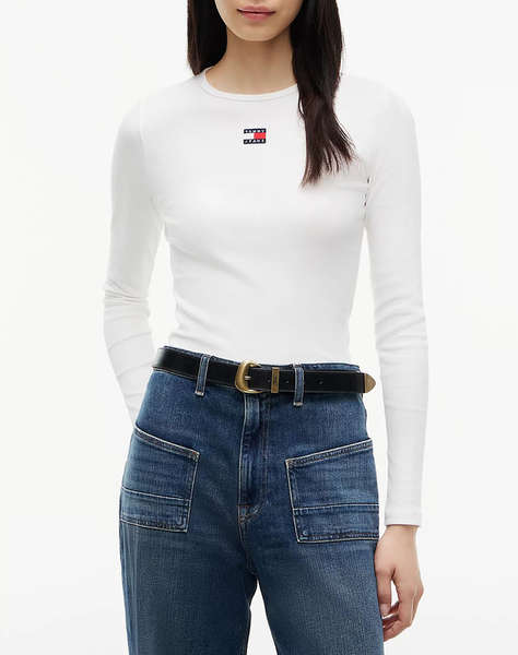 TOMMY JEANS TJW SLIM LS BADGE TEE EXT