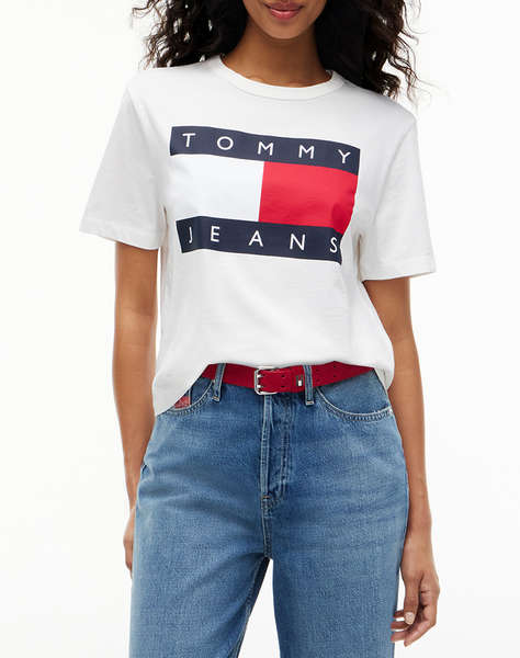 TOMMY JEANS TJW BXY FLAG SS TEE EXT