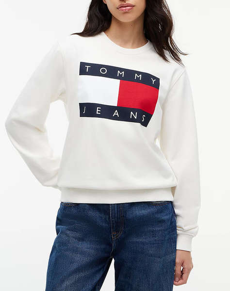 TOMMY JEANS TJW REG FLAG CREW