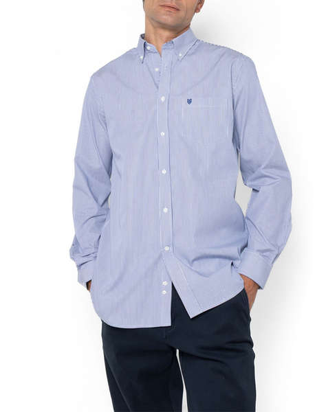 THE BOSTONIANS РИЗА ACORN ПОПЛИН REGULAR FIT Stripe POPLIN Button-down Regular Fit