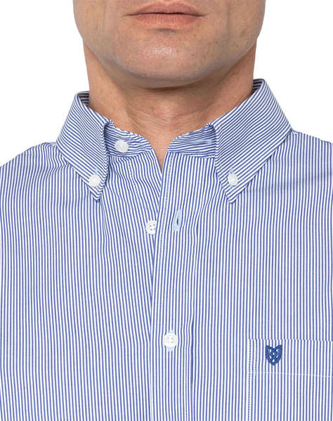 THE BOSTONIANS РИЗА ACORN ПОПЛИН REGULAR FIT Stripe POPLIN Button-down Regular Fit