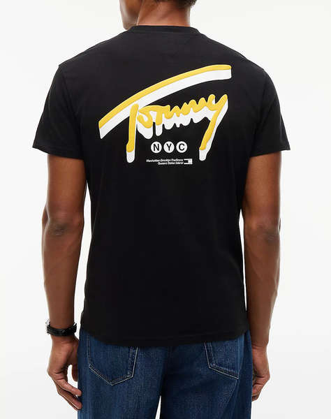 TOMMY JEANS TJM REG SIGN BACKPRINT TEE EXT